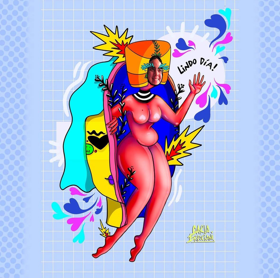 Ilustración Lindo Día — Carla Bresciani